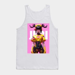 SOUL DESTROYER - JURI HAN - STREET FIGHTER | Femme Fatale Video Gamer Girl Popculture T-Shirt design | PROUD OTAKU Tank Top